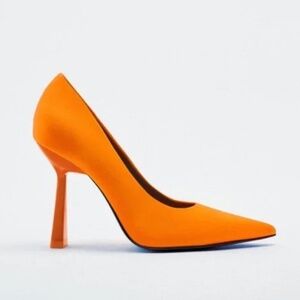 Zara orange heels